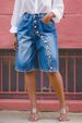 Women's High-Waisted Cropped Jeans Multi-Button New Style 2025 Independent Store_ecoleips.com