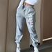 Women's High-Waisted Wide Leg Pants Loose Fit Sports Sweatpants Italian Flag Print Elastic Bottoms For Autumn Winter_ecoleips.com
