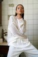 Cross-border Hollow-out Top, European And American 2026 Spring-summer New Women's Sheer Thin Large Round-neck_ecoleips.com