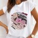 Women's Fashion Clothing For Foreign Trade, Urban Girl's Regular Shoulder Short-sleeve T-shirt_ecoleips.com