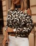 Women Solid Folds PU Leather Button Turn Down Collar Bodycon Working Black Blouse Tops_ecoleips.com