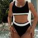 Women's European American Style Two Piece Bikini Swimwear Hot Selling Swimsuit Yoga Wear D830WY_ecoleips.com