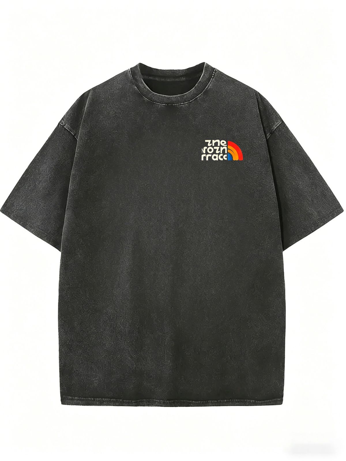 Women's Casual Vintage Tee, Relaxed Silhouette Short Sleeve Everyday Top_ecoleips.com