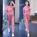 Women's Casual Sportswear Suits Loose Fashionable Trendy Two Piece Set Sweatshirts And Sweatpants Spring Autumn New_ecoleips.com