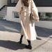 Korean-Style Quilted Wool Coat – Mid-Length Winter Coat For Women, Thickened & Warm (S-2XL, White/Golden Camel/Black)_ecoleips.com