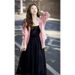 Autumn New Korean Fashion Vest Shirt Two-Piece Set Maternity Dress_ecoleips.com
