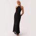 Women's Clothing Sexy Fashion Halter Neck Straps Pleated Lace Holiday Style Dress_ecoleips.com