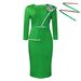 Women's Clothing Autumn And Winter New Women's Clothing Solid Color Hip OL Pencil Skirt African Dress_ecoleips.com
