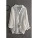 Women's Light Luxury Tencel Long Sleeved Shirt Spring Summer Loose Fit Breathable Casual Sun Protection Clothing Stylish Design_ecoleips.com