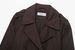 Double-Breasted Short Trench Coat – Parisian Café Core (Polyester, Tailored Collar, Spring Neutral Palette)_ecoleips.com