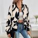 Women's Slimming Printed Zipper Jacket Autumn/Winter New Stylish Commuter Casual Wear Available_ecoleips.com