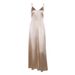 XY24609 Women's Elegant Long Dress Autumn V Neck Backless Satin Suspender Sexy And Stylish_ecoleips.com