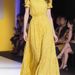European American Style Yellow Floral Women, New Summer French Design, Flattering And Slimming Long Dress For Petite_ecoleips.com