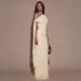 Women's Off-Shoulder Irregular Long Dress American Slim Fit Pleated Summer Dress Best Selling_ecoleips.com