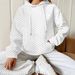 Women's Long-Sleeved Hoodie Casual Fashion Sweater With Hood, Medium-Length Style For Autumn And Winter_ecoleips.com