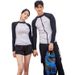 Aria Basics Women's Two-Piece Surfing Korean Diving Quick-Dry Sleeve Long Pants Full Body Hot Spring Jellyfish Suit Slimming Sun_ecoleips.com