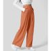 K Women's High-waisted Wide-leg Pants; Casual Loose Trousers_ecoleips.com