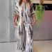 Women's Clothing Summer New Round Neck Fashion Printing Loose Two Piece Suit For Women_ecoleips.com