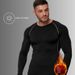 Winter Fleece-Lined Thermal Sportswear Set - Unisex Warm Tracksuit For Running, Gym & Outdoor Activities (Plus Sizes Available)_ecoleips.com