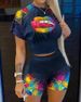 Verve 8830 Fashion Printed Suit Female New Product_ecoleips.com