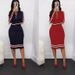 Women's Small Sized Long Sleeved Dress Zippered Retro Sexy Bodycon Casual Style Fashion_ecoleips.com