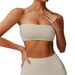 Women's Clothing All In One Nude Sports Bra, Anti Exposure Tube Top, Bottoming Fitness Top, Tight Yoga Wear_ecoleips.com