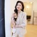 Women's Professional Suit Petite Casual Elegant Summer 2023 Fashionable Stylish Goddess like Work Uniform New Style_ecoleips.com