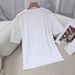 Women's Casual Round Neck Short Sleeve T-Shirt Multi-Color American Style Simple Fashionable Sports Top Solid Loose Printed_ecoleips.com