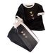 Women's Heart Print Two Piece Set European American Style Comfortable Casual Round Neck Short Sleeve Loose Fit Clothing_ecoleips.com