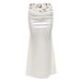 2025 Spring New Women's Solid Color Slim Fit Camisole Fashion High Waist Skirt Set_ecoleips.com