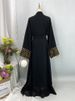 High Quality Nida Muslim Abaya Islamic Holiday Dress Sequin Prayer Clothes Women Eid Moroccan Caftan Modest Ramadan Dubai Robe_ecoleips.com