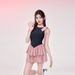 NLANG Women's Sleeveless Swimsuit 2026 Style Fairy Skirt Covers Tummy Padded Chest Hot Spring Swimwear_ecoleips.com