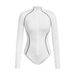 Women's Long Sleeve Jumpsuit Fall Fashion Zip-Up Slim Fit Bodycon Catwalk Style One-Piece Outfit_ecoleips.com