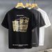2025 summer loose men and women pullover 100% cotton short sleeve T-shirt_ecoleips.com