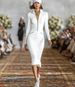 British Style Zip-Up Polo Collar Dress - Slim Fit Long Sleeve A-Line Dress For Women, Autumn & Winter_ecoleips.com