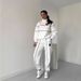 2026 European And American Cross-border Autumn New Color-blocked Sporty Design Stylish Loose-fitting Suit_ecoleips.com