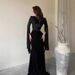 Elegant Luxury Round Neck Batwing Sleeve Sexy Bodycon Evening Gown_ecoleips.com