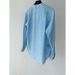 Blue Long-Sleeve Shirt & Trousers Set – Minimalist Salt-Style Women’s Outfit, Sophisticated Quiet Luxury Look_ecoleips.com