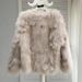 Women’s Faux Fur Jacket – Winter Short Coat With Warm Cotton Lining | Stylish & Eco-Friendly Fox Fur-Like Design_ecoleips.com