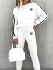 Off-Shoulder Top & Drawstring Pants Set – Trendy Long Sleeve Outfit (S-XXL, Black/Grey/Burgundy/Khaki)_ecoleips.com