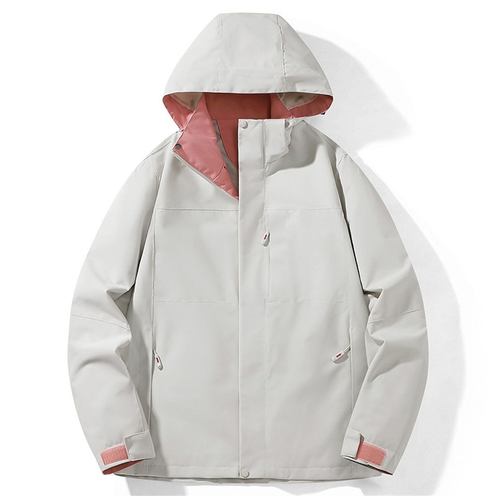 Spring Fashion Baseball Jersey Outerwear Zip-Up Coat Women Polyester Long Sleeve Casual Windproof Waterproof Wear-Resistant Zipper Hooded Jacket M-5XL_ecoleips.com