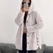 Autumn And Winter Women's Solid Color Long Sleeve Hooded Loose Plush Jacket Women's Top Wholesale_ecoleips.com