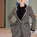 Women's Clothing retro suit suit style elegant fashionable slimming suit jacket tweed mid-length_ecoleips.com