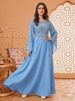 Women's Robe Fashion Musilin Print Elegant Temperament Dress_ecoleips.com