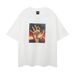 Alcatraz Graphic Print T-Shirt, Crew Neck Short Sleeve Cotton Tee, Fashion Streetwear Top, Trendy Casual Shirt For Daily & Party Outfit_ecoleips.com