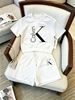 * letter printed shirt set top brand 2026 women's spring/summer new fashion street casual shirt+pants two piece set_ecoleips.com