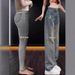 High-waisted Straight-leg Jeans Women, 2024 New Model, Suitable For Pear-shaped Body, Plus Size, Slimming Narrow_ecoleips.com
