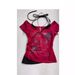 Waste Style Retro Neck Fake Two Pieces Design Short-sleeved T-shirt 2024 Summer Short Top_ecoleips.com