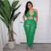 Women's Clothing Summer New Women's Sexy Tassel Knitted Pants Suit_ecoleips.com