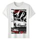 Women's T-Shirts Tshirt Muscle Freaks Car Drift Estilo Deportivo Initial_ecoleips.com